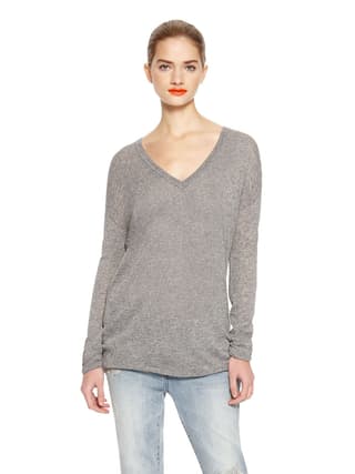 Image 1 of a product DKNYPURE V-NECK PULLOVER
